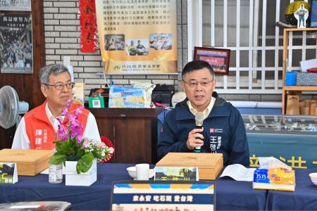 2024年5月10日行政院長陳建仁視察「金牌農村社區」。