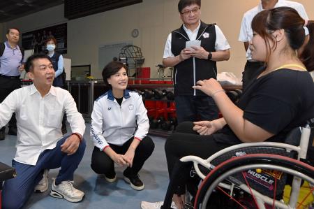 2024年8月12日行政院副院長鄭麗君出席國家運動訓練中心訪視行程 　共6張