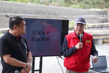 行政院長卓榮泰視察康芮颱風綠島災損復原情形　共7張