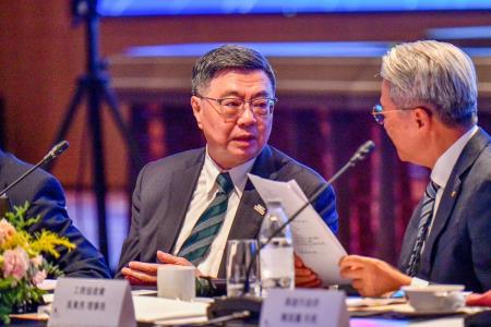 2026年6月6日行政院長卓榮泰出席「中華民國工商協進會工商午餐會」 　共8張