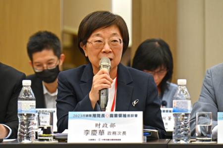 2023年7月17日行政院長陳建仁出席「2023行政院長與商業領袖座談會」。　共14張