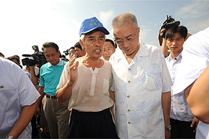 吳揆指示儘速搶修林邊地區堤防 　共1張