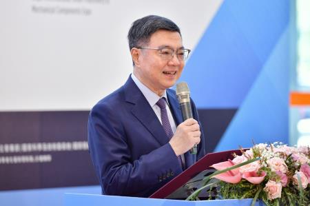 2024年8月21日行政院長卓榮泰出席「台灣機器人與智慧自動化展」、「台北國際自動化工業大展」暨同期展會聯合開幕典禮。　共10張