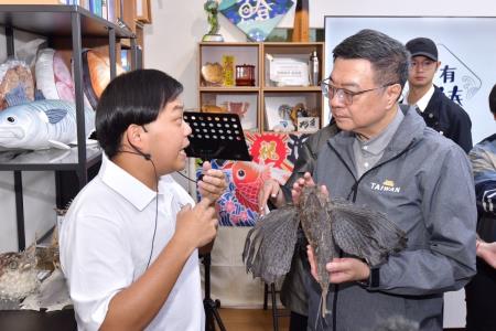 卓院長今（23）日參訪「年年有鰆地方創生」照片 共9張　共9張