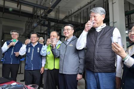 卓院長今（23）日視察「澎湖地區供水改善情形」照片 共六張
