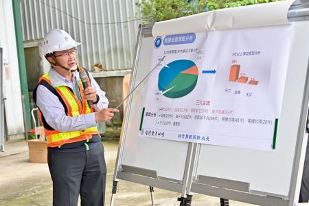 卓院長今（25）日視察「台電公司桃園區處穩定供電作業」照片 共9張　共9張