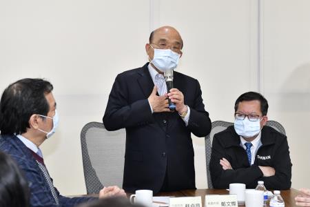 2021年3月21日行政院長蘇貞昌參訪和頌住宿長照機構3