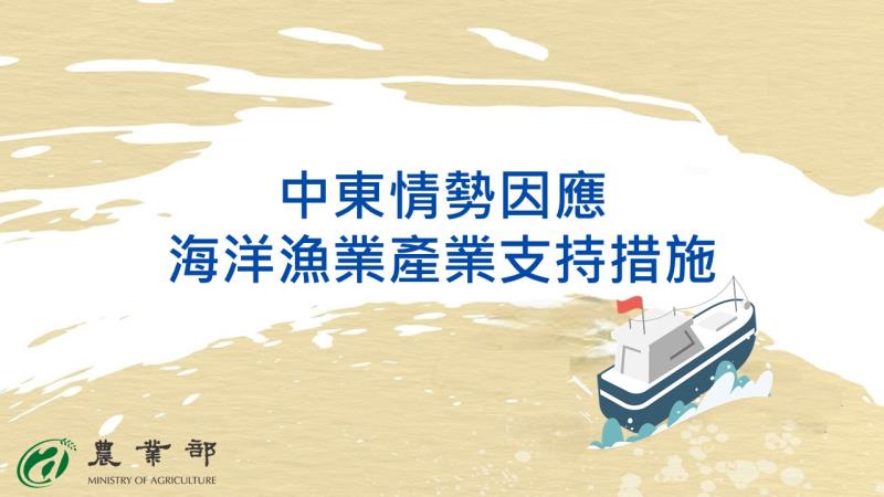 中東情勢因應─海洋漁業產業支持措施 　共1張