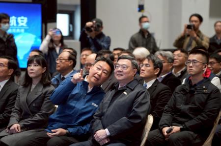 2026年1月3日行政院長卓榮泰出席離岸風場航行空間船舶交通服務中心(VTS)啟用典禮 　共6張