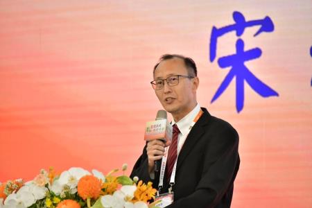 2023年9月21日行政院長陳建仁出席中國土木水利工程學會50周年慶「我國公共工程建設回顧分享」研討會開幕5　共6張