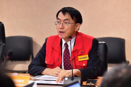 2026年8月10日季連成政委主持「2026城鎮韌性（防空）演習」行動網路降速跨部會應變中心會議  　共4張