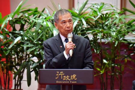 2023年11月20日行政院長陳建仁接見第34屆中日工程技術研討會日方專家學者一行。　共9張