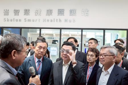 2026年3月28日行政院長卓榮泰出席國科會「AI創新應用大樓」啟用典禮 　共6張