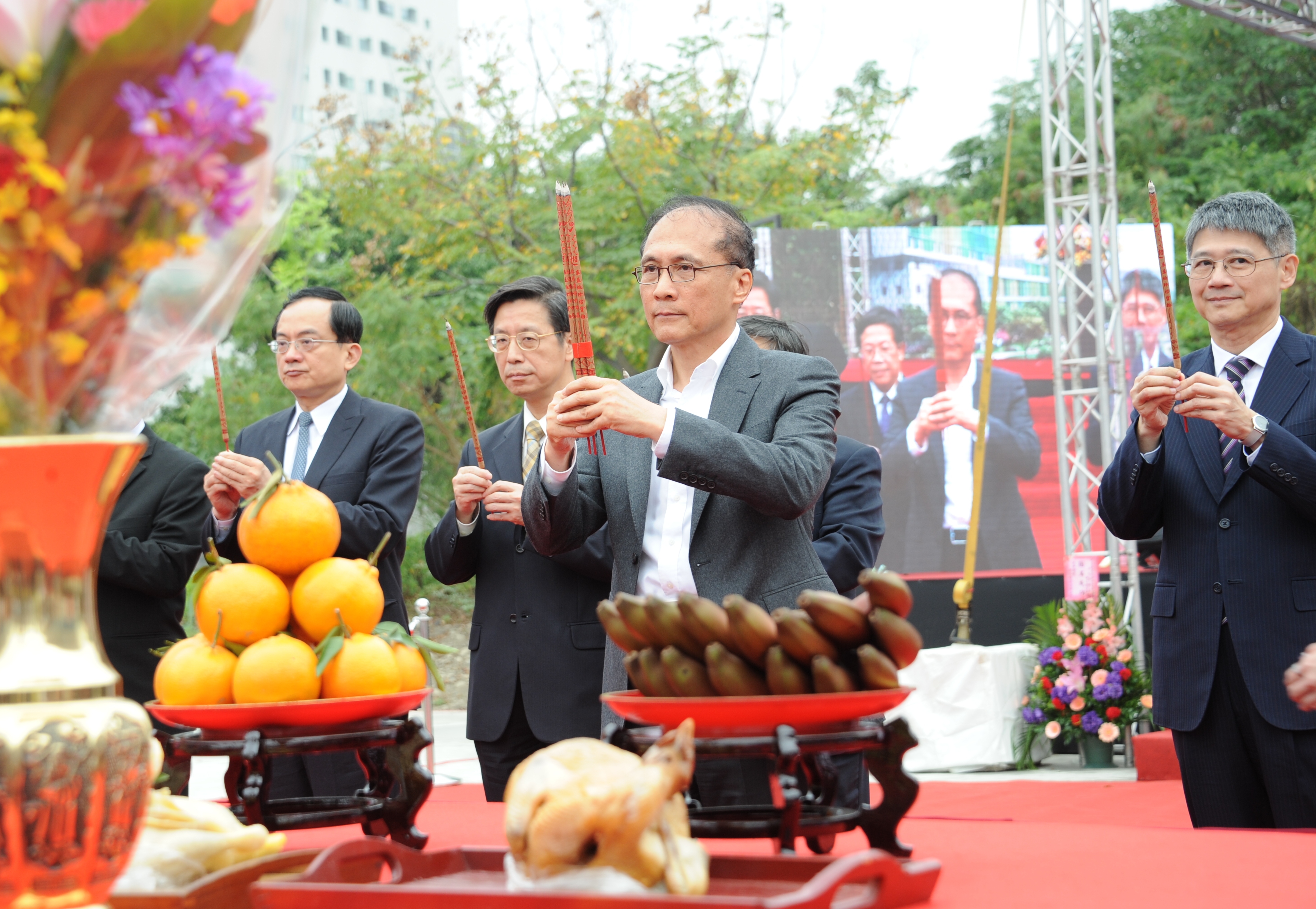 出席「台大醫院新竹生醫園區分院」動土典禮 林揆期勉帶動生醫產業發展　共4張