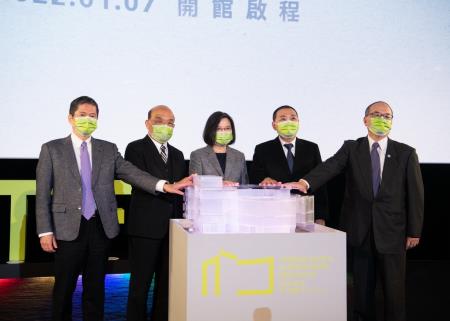 2022年1月7日行政院長蘇貞昌出席國家電影及視聽文化中心開館典禮5　共6張