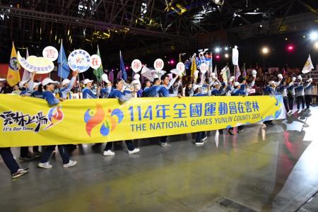 2023年10月21日行政院長陳建仁出席「112年全國運動會」開幕典禮