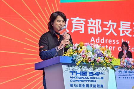 卓院長今（17）日出席「第54屆全國技能競賽」開幕典禮照片 共8張　共8張