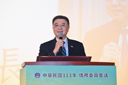 2024年9月10日行政院長卓榮泰出席「 僑委會僑務委員會議」行政院院長歡迎酒會2　共6張