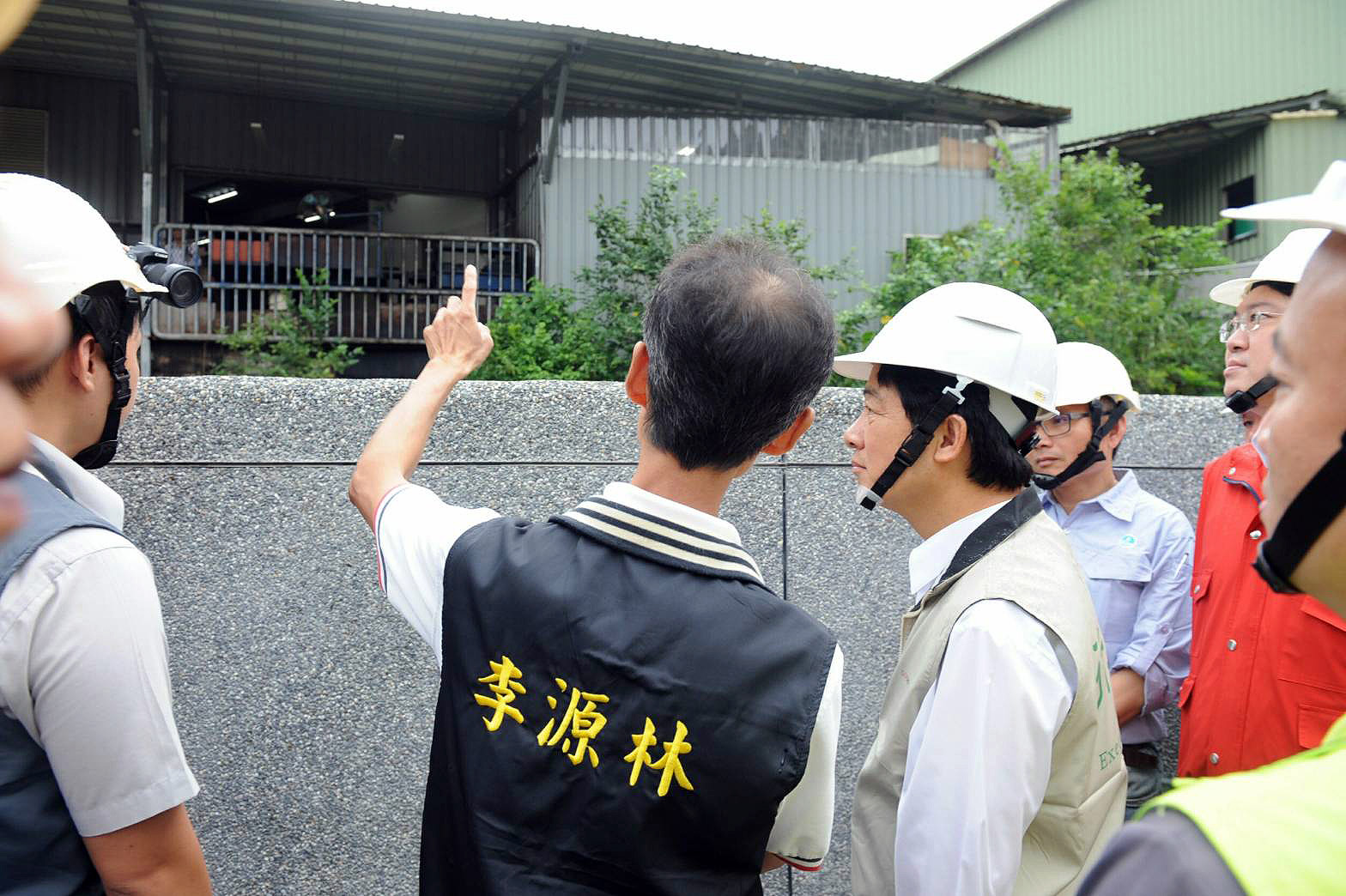 視察基隆大武崙溪整治情形 賴揆：中央、地方攜手合作 使治水工作圓滿成功