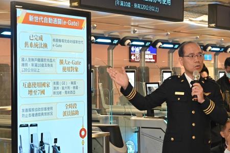 卓院長今（11）日視察桃園機場春節疏運整備作業照片 共10張　共10張