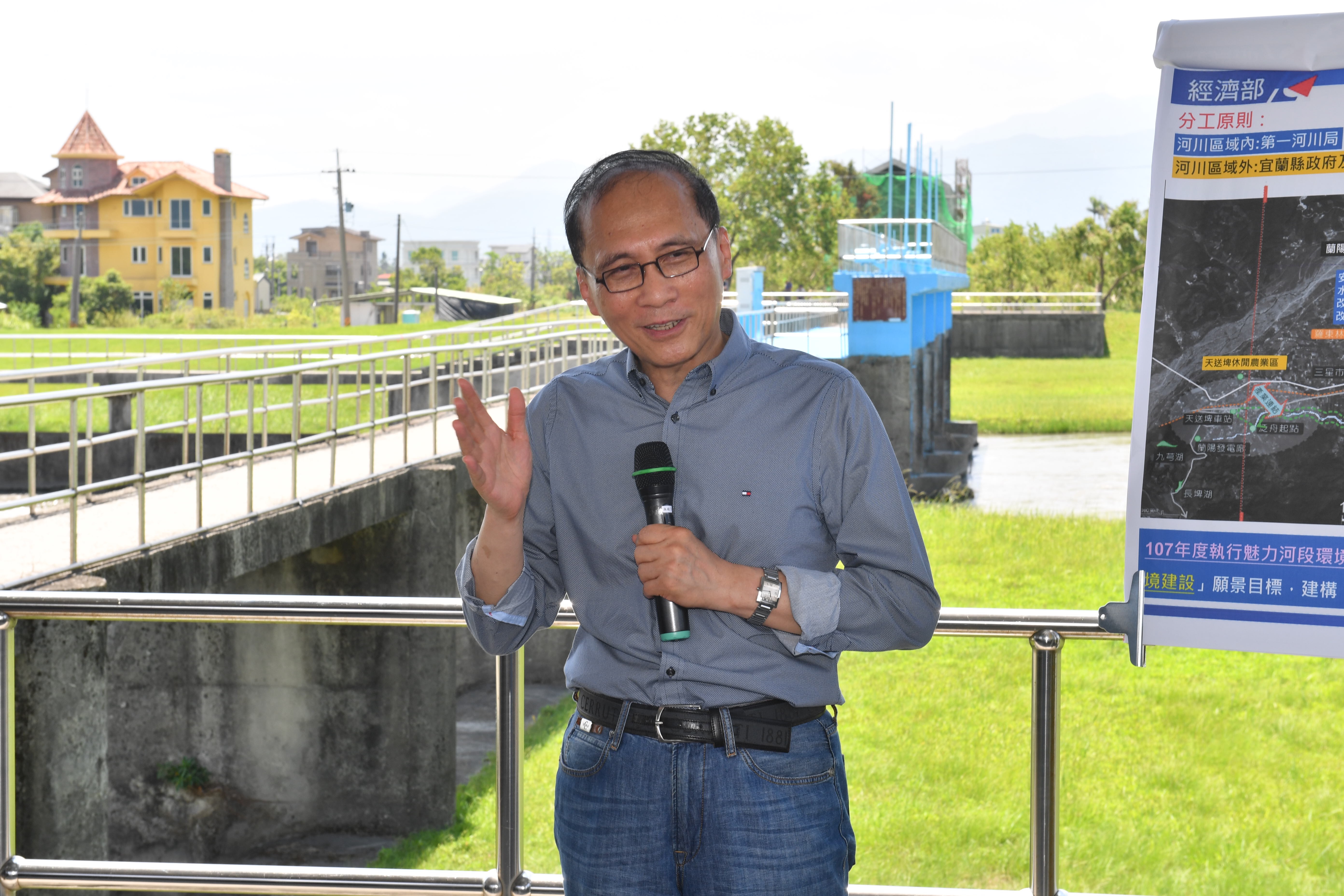 林揆：營造安農溪親水環境 推動水環境建設典範　共6張