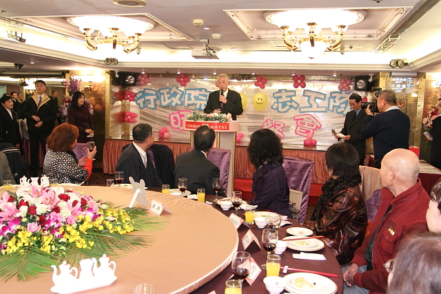 吳揆出席行政院志工隊旺年餐會 　共1張