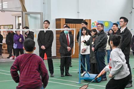 卓院長今（11）日訪視衛生福利部北區兒童之家照片 共7張 　共7張