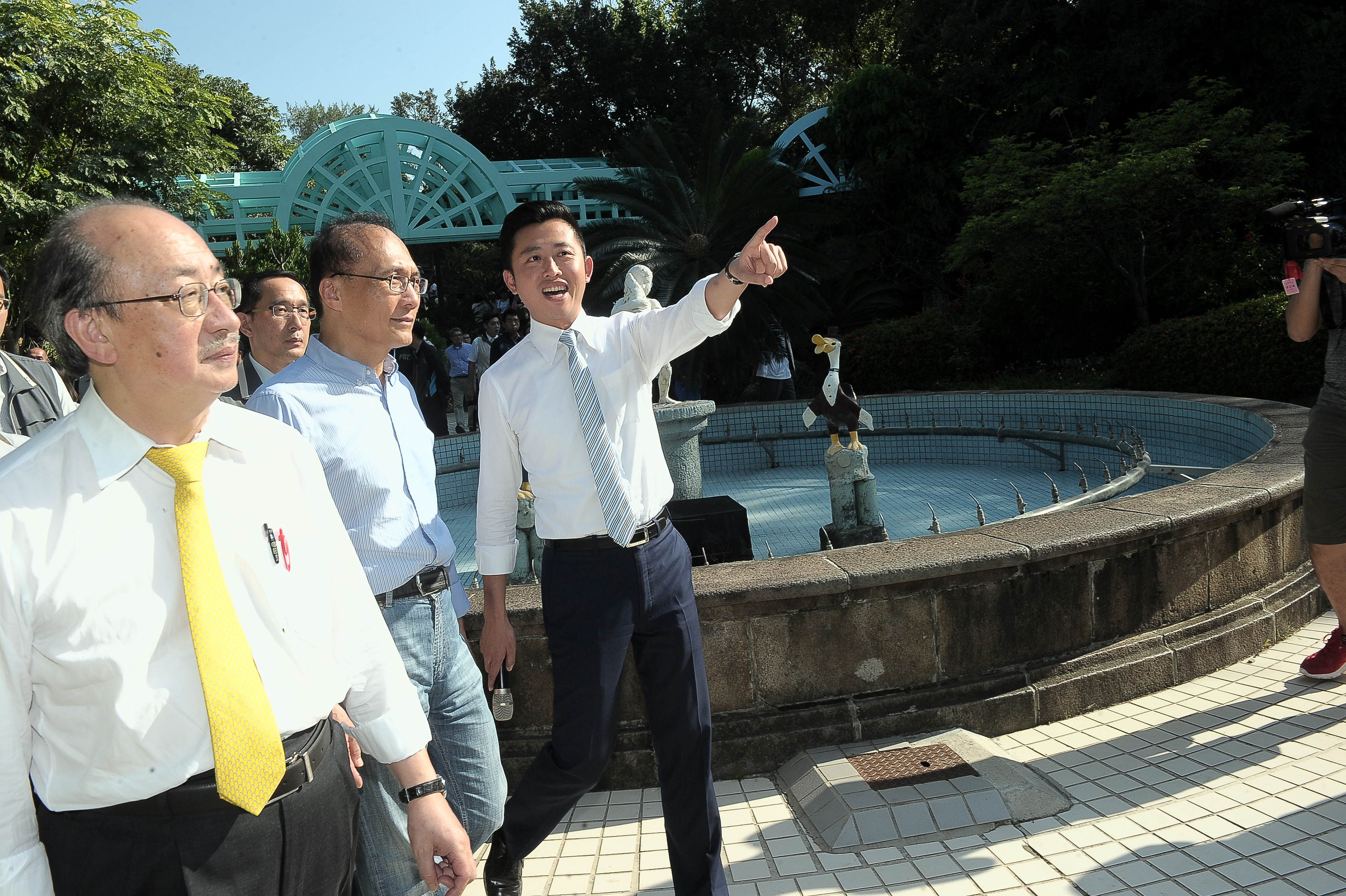 林揆視察新竹火車站與新竹公園 期盼推動相關計畫 建設宜居城市　共9張