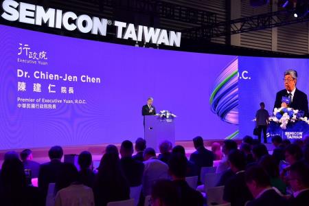 2023年9月6日行政院長陳建仁出席「SEMICON Taiwan 2023國際半導體展」開幕典禮。　共18張