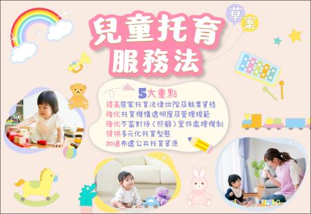 制定《兒童托育服務法》 　共1張