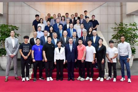 2024年9月9日行政院長卓榮泰出席「體育暨運動發展部諮詢小組第1次會議」