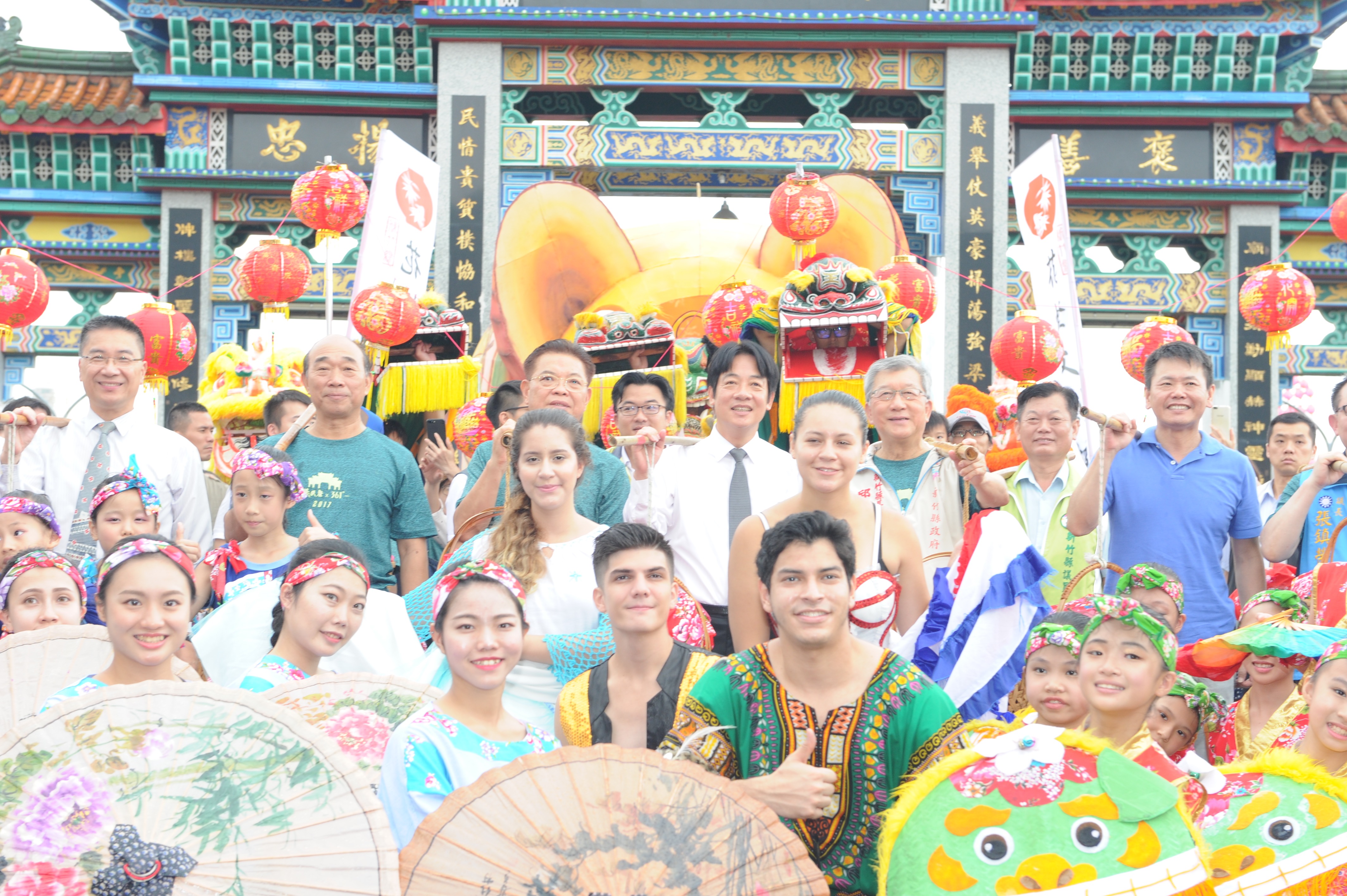 賴揆出席全國義民祭開幕 宣布三好消息 浪漫台三線指日可成 　共8張