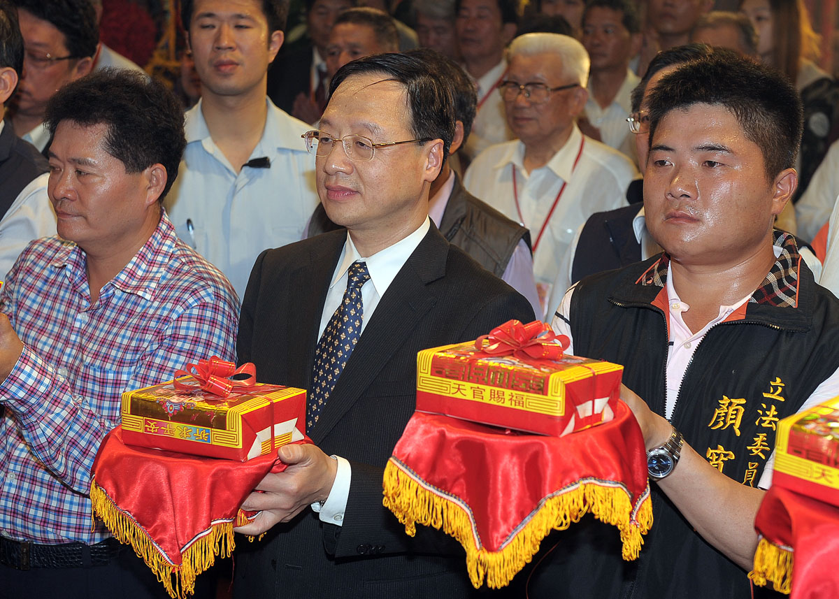 江揆出席臺中大甲媽祖遶境回鑾安座典禮 　共2張