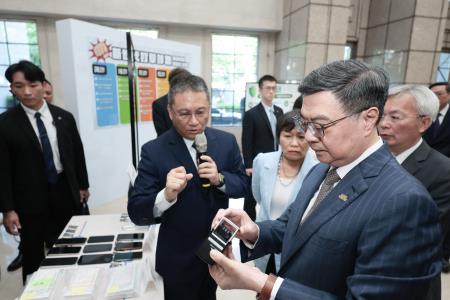 2026年6月22日行政院長卓榮泰出席「115年主題式打詐－淨流專案」查緝成果記者會 　共8張