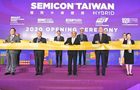 2020年9月23日行政院長蘇貞昌出席SEMICON Taiwan 2020開幕典禮_2 　共6張