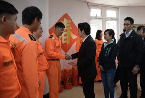 2018年2月15日行政院長賴清德至海巡署野柳漁港安檢所慰勞執勤同仁辛勞_3