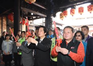 行政院長賴清德鹿港天后宮參拜祈福2