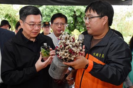 2024年11月9日行政院長卓榮泰訪視青出宜蘭合作社