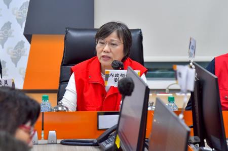 2025年9月23日行政院長卓榮泰視導樺加沙颱風中央災害應變中心
