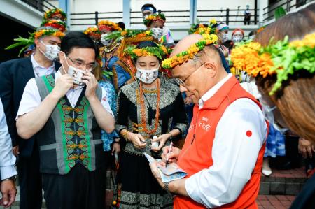 2022年9月2日行政院長蘇貞昌出席台灣原住民族文化園區35週年展開幕記者會5　共5張