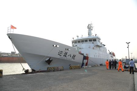 108年3月18日行政院陳其邁副院長出席海委會舉行「巡護八號執行穩鵬號漁船喋血案記者會」1 　共8張