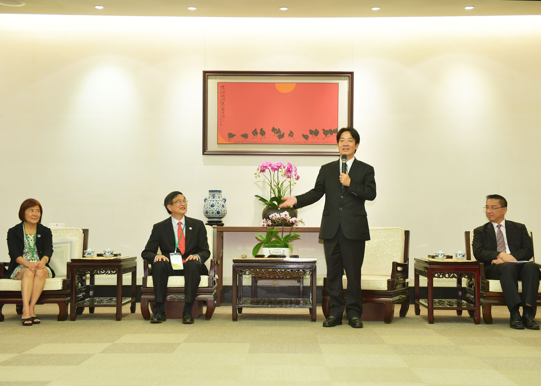 接見「北美華人會計師協會」回國訪問團 賴揆肯定僑胞傑出表現　共5張
