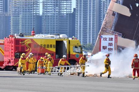 2023年7月25日行政院長陳建仁出席「112年全民防衛動員暨災害防救（民安9號）」演習_4　共10張