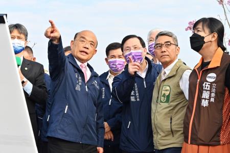 2023年1月18日行政院長蘇貞昌視察「屏東高鐵特定區及科學園區」規劃辦理情形S__115843122