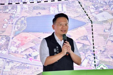 2024年4月30日行政院長陳建仁視察「國道2號增設中路交流道工程」。