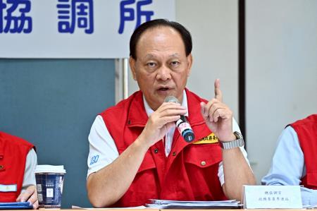 2025年10月2日中央災害應變中心前進協調所召開第16次工作會報後記者會 　共6張