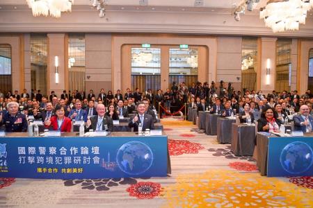 2026年6月23日行政院長卓榮泰出席2026國際警察合作論壇研討會 　共4張