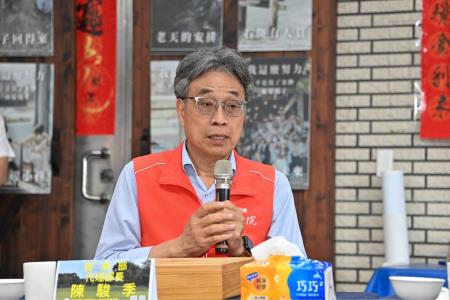 2024年5月10日行政院長陳建仁視察「金牌農村社區」。