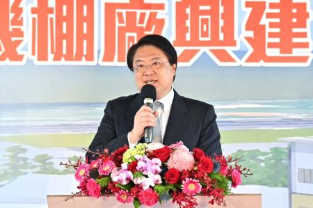 2023年10月27日行政院長陳建仁出席「內政部空中勤務總隊臺北松山駐地直升機棚廠興建工程開工動土典禮」5 　共6張