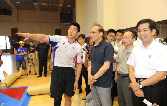 林揆訪視國訓中心  為里約奧運選手加油打氣